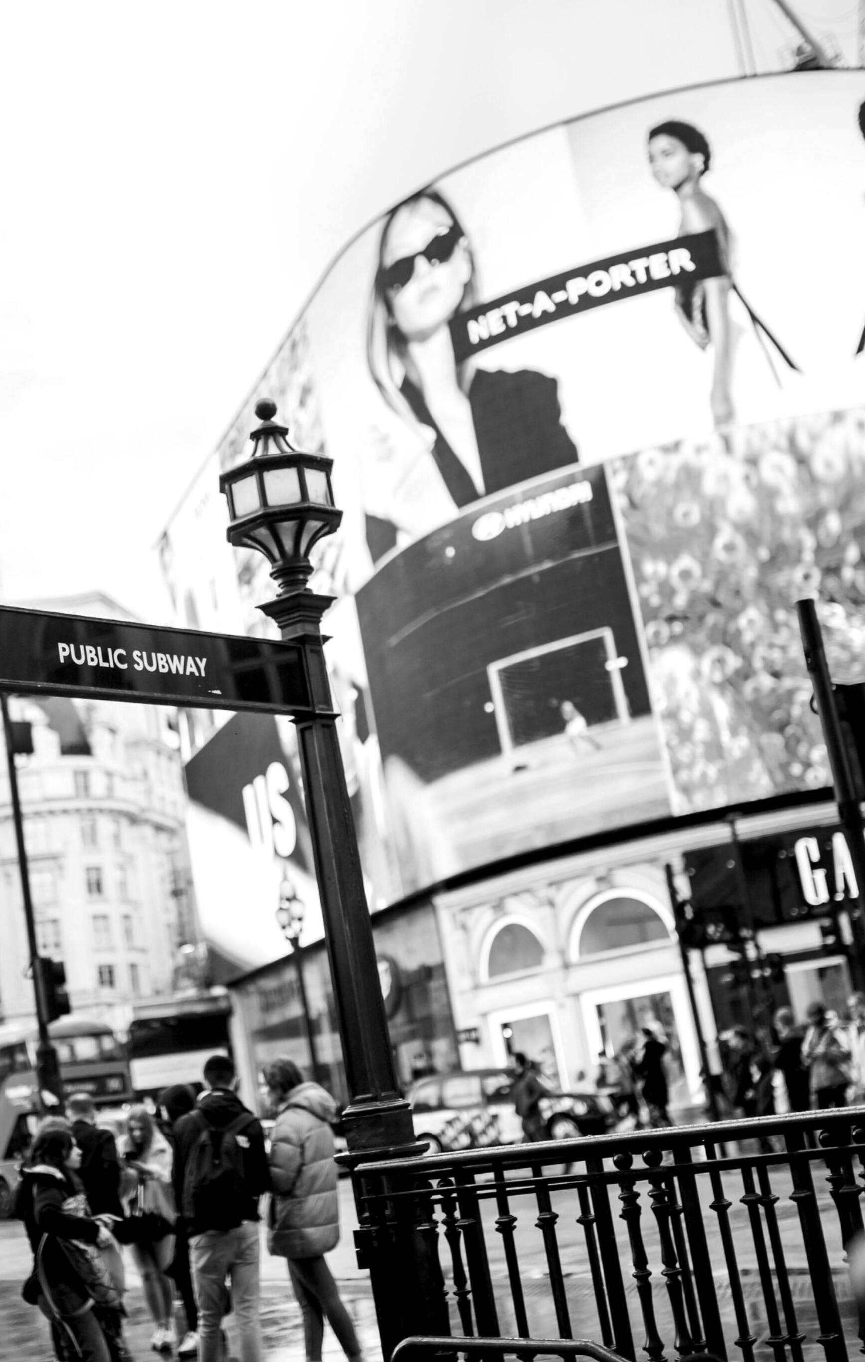 brand stores in the streets of London
